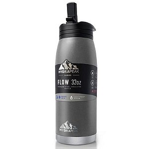 Garrafa De Água Hydrapeak Hp-Flow-32 Grafite 946Ml