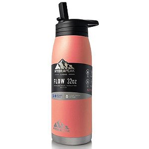 Garrafa De Água Hydrapeak Hp-Flow-32-Pessego 946Ml
