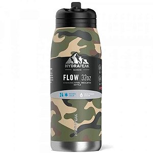 Garrafa De Água Camuflada Hydrapeak Hp-Flow-32 946Ml