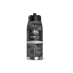 Garrafa Térmica Copo Térmico Hp Flow 32 946Ml Preta Leopard 1040576