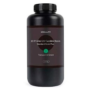 Resina LCD Plus Verde Transparente 1KG para Impressoras 3D Creality
