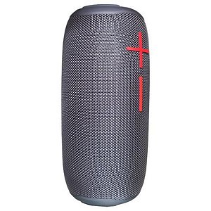 Caixa de Som Bluetooth Hopestar HS-1414 - Cinza, USB e Conexão Sem Fios
