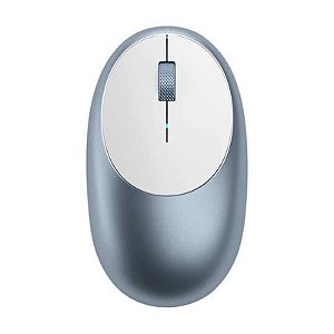 Mouse Sem Fio Satechi M1 Bluetooth Recarregável - Azul - 3 Botões
