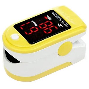 Oxímetro de Dedo More Fitness MF-415 - Disponível na Cor Amarela