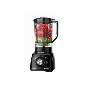 Liquidificador Mondial L-99-FB 3 Velocidades Preto 110V - Desempenho Superior e Design Moderno
