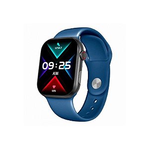 Relógio Inteligente FTXA9C - Preto e Azul com Funções Avançadas