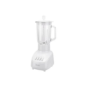 Liquidificador Midea 2 em 1 MJBL6008BW-W 600W, 1L, Branco, 2 Velocidades, 220V
