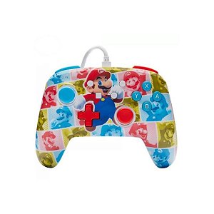 Controle Powera para Nintendo Switch - Super Mario Hero Reel com Cabo PWA-A-09011