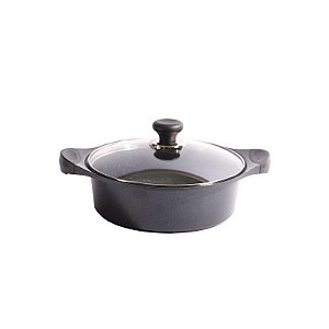 Cazuela Cerâmica Ecoramic com Tampa 24CM - Preto