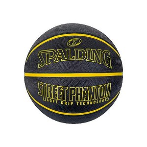Bola de Basquete Spalding Street Phantom Preto e Amarelo