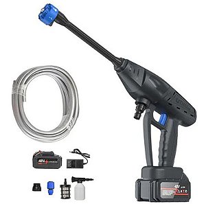 Lavadora Portátil De Alta Pressão Recarregável Satellite A-Ml8103 21V - Preto