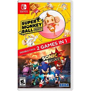 Jogo Duplo Nintendo Switch: Sonic Forces + Super Monkey Ball Banana Blitz HD