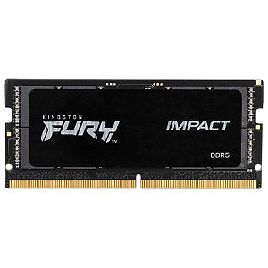 Memória Kingston Fury Impact 8GB DDR5 4800MHz para Notebook - KF548S38IB-8