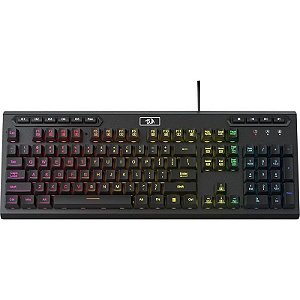 Teclado Gamer Redragon K513-RGB Aditya - Preto com Cabo (Layout Inglês)