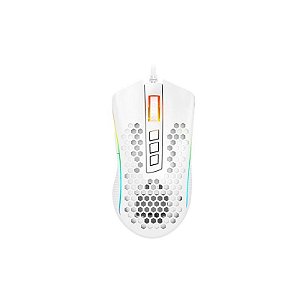 Mouse Gamer Redragon Storm Elite 16000 DPI RGB Branco M988W
