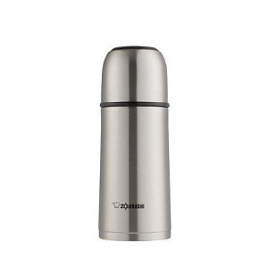 Garrafa Térmica De Viagem Em Aço Inoxidável Zojirushi 350Ml - Cor Prata