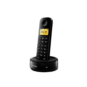 Telefone Sem Fio Philips D1301B - 6.0 - Bivolt - 1 Fone