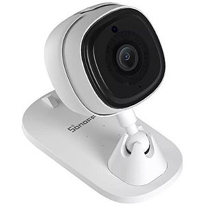 Câmera IP Sonoff Slim s-Cam FHD com Wi-Fi e Slot para MicroSD - Branca