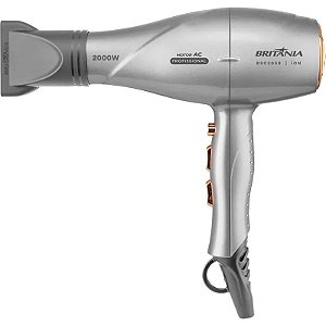 Secador de Cabelo Profissional Britânia BSC2050 2000W - Prata 110V/60Hz