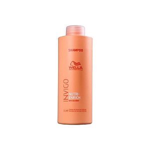 Shampoo Wella Invigo Nutri-Enrich 1L - Nutrição Intensa para Cabelos Secos e Danificados