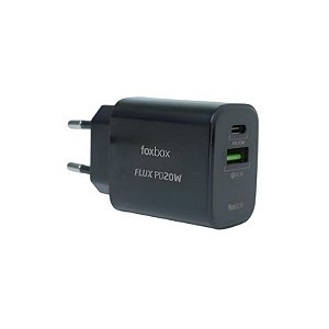 Carregador Adaptativo Fox Box Mega PD65W - Preto - Alta Performance e Eficácia