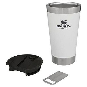 Copo Térmico Stanley Clássico Pint de Cerveja 473ML - Branco 70-23816-006