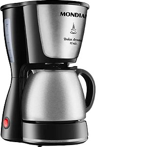 Cafeteira Elétrica Mondial Arome Inox C-34 Para 15 Xícaras - 110V 60Hz