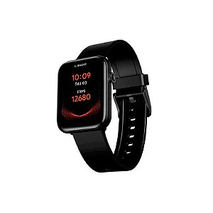 Relógio Inteligente Ticwatch GTH - Preto, Monitoramento Completo de Saúde e Atividades