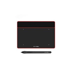 Mesa Digitalizadora XP Pen Deco Fun 6.3 x 4 - Vermelho Vibrante