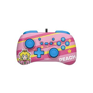 Controle HoriPad Mini com Fio na Cor Pêssego para Nintendo Switch - NSW-367U