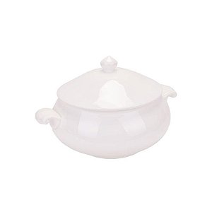 Sopera de Porcelana 30CM com Design Elegante e Sofisticado
