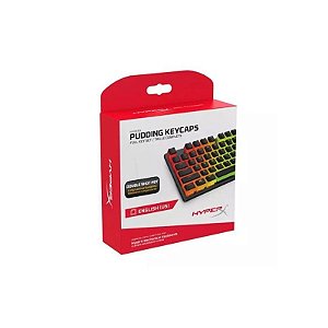 Kit de Teclas HyperX HKCPXA Bk Br G para Teclado Mecânico