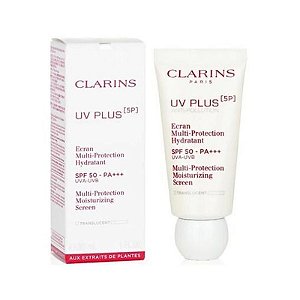 Protetor Solar Facial Clarins UV-Plus 5P Anti-Polluição SPF50 30ML