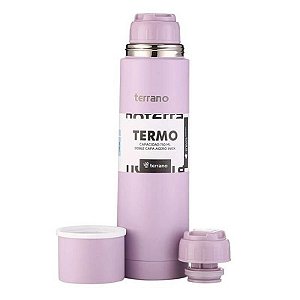 Garrafa Térmica Terrano Bala 750ML - Roxa