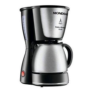 Cafeteira Mondial Dolce Arome Inox 220V - Jarra De Café Preta C-34Ji-15X