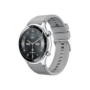 Relógio QCY Active GT WA23S7A com Bluetooth - Prata/Cinza