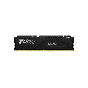 Memória RAM DDR5 8GB Kingston Fury 5600MHz - Preta - Desempenho Superior para PCs