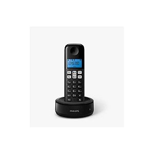 Telefone Sem Fio Philips D-1311B/77 com Identificador de Chamadas Bivolt