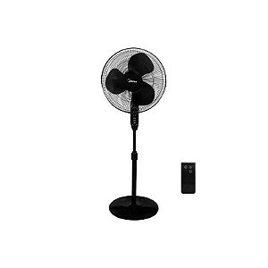 Ventilador de Coluna Midea FS40 - 40W, 3 Velocidades, Controle Remoto - Preto 220V