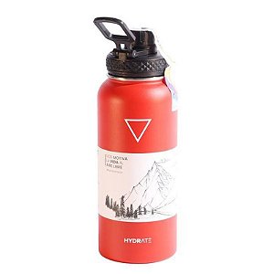 Garrafa Térmica Hidratante 946 ML Vermelha