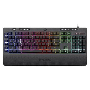 Teclado Mecânico Gamer Redragon Shiva K512-RGB - Preto com Iluminação Personalizada