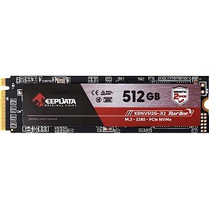 Ssd M.2 Nvme Keepdata Turbo 512Gb - Leitura Até 2400 Mb/S, Gravação Até 1700 Mb/S