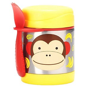 Pote Térmico Infantil Skip Hop Food Jar 325Ml - Design Macaco