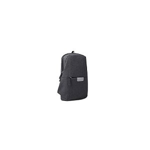 Mochila Cross Body com Alça Única Preta - Bolsa Tablet e Acessórios
