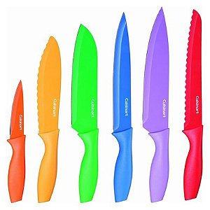 Jogo De Facas Cuisinart C55 01 12Pcks Multicolor 6 Peças