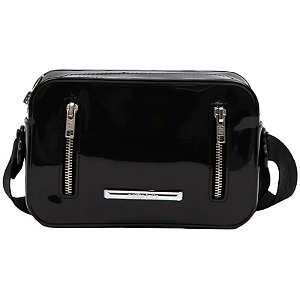 Bolsa Petit Jolie Pop Preta PJ11073 - Elegância Compacta e Moderna