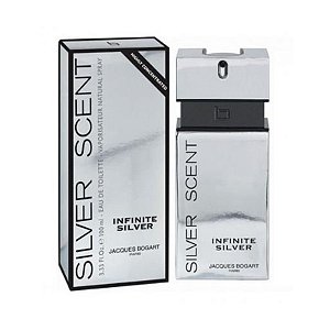 Perfume Jacques Bogart Silver Scent Infinite - Eau de Toilette Masculino 100ml