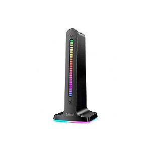 Suporte para Fone de Ouvido Fifine S3 RGB com 2 Conexões USB