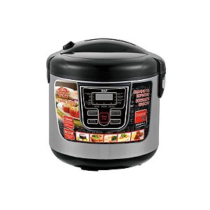 Panelas Elétricas Raf R.166B - 900W, 6L, 220V - Prata - Cozinha Prática e Eficiente