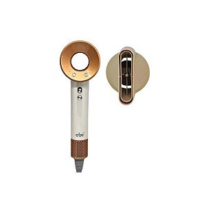 Secador de Cabelo Abc A3006 220V com Bocal Concentrador - Preto e Dourado
